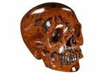 Realistic, Polished Mahogany Obsidian Skull #116331-2